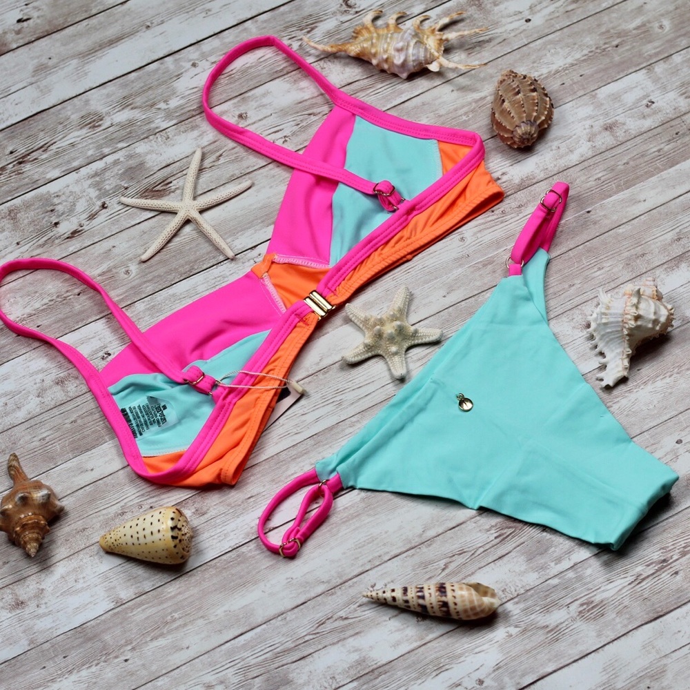 Bikini set Neon top & bottom - 2 piece - Picture 7 of 14